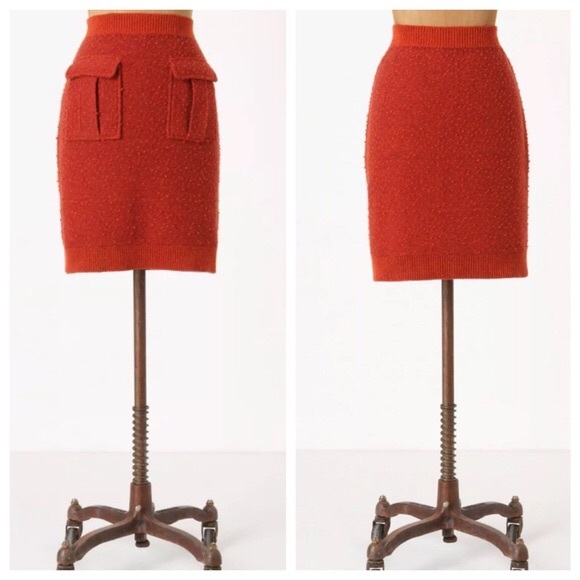 Anthropologie Dresses & Skirts - Anthropologie sweater skirt in spice by Moth M